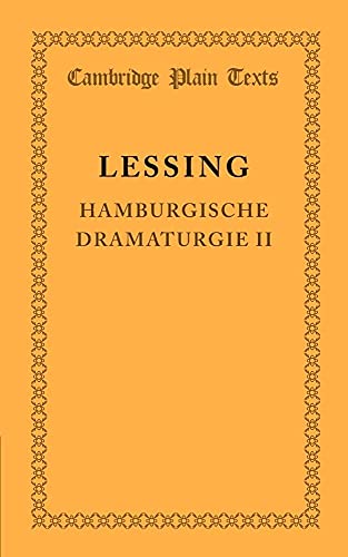 Hamburgische Dramaturgie II