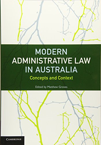 Modern Administrative Law in Australia