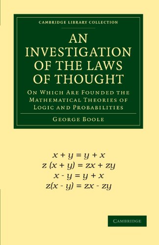 An Investigation of the Laws of Thought