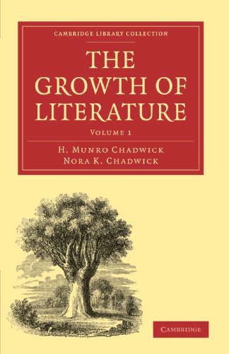 The Growth of Literature, Volume 1