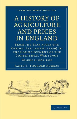 A History of Agriculture and Prices in England - Volume 2