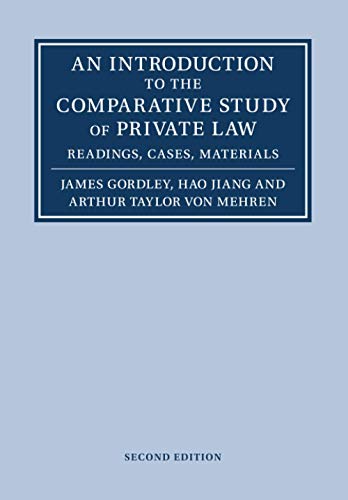An Introduction to the Comparative Study of Private Law