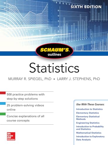 Schaum's Outline of Statistics, Sixth Edition