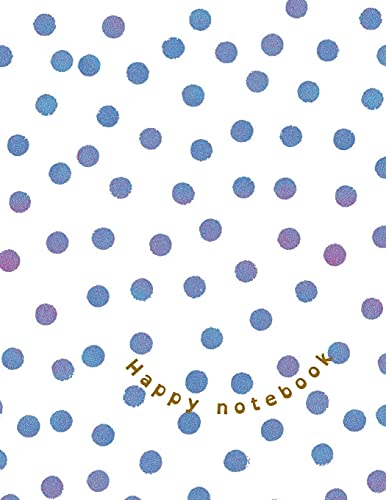 Blue dots design Notebook
