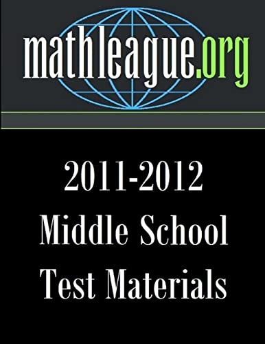 Middle School Test Materials 2011-2012