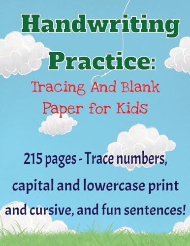 Handwriting Practice Workbook