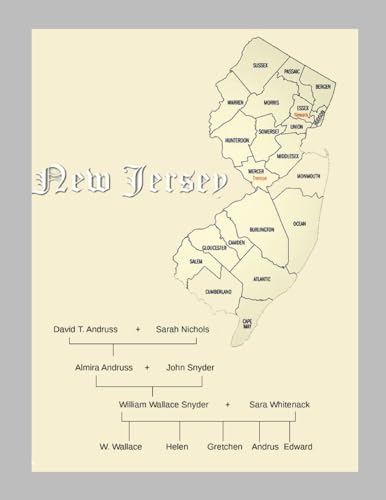 New Jersey Genealogy Snyder Whitenack Andruss Nichols