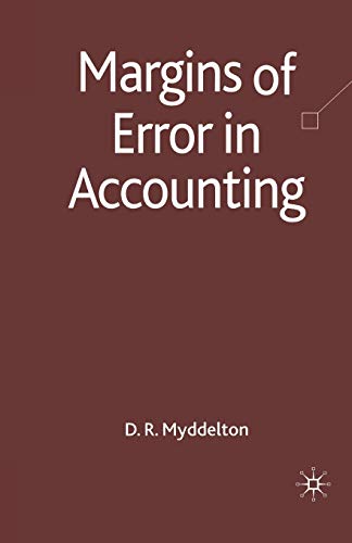 Margins of Error in Accounting