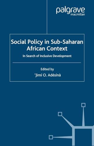 Social Policy in Sub-Saharan African Context