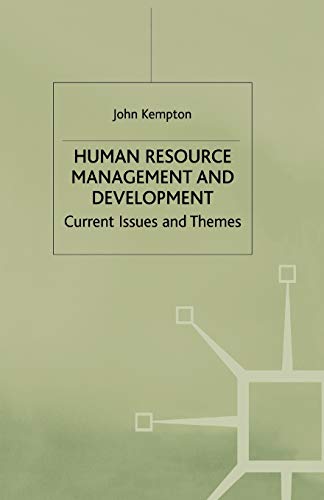 Human Resource Management and Development