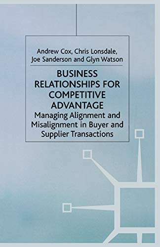 Business Relationships for Competitive Advantage