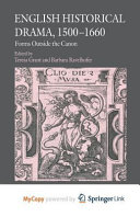 English Historical Drama, 1500-1660