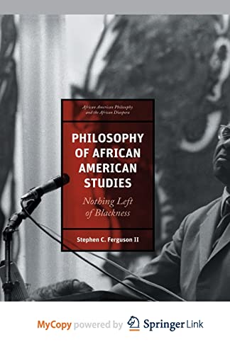 Philosophy of African American Studies