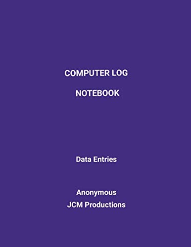 Computer Log Notebook