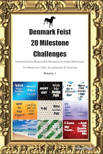 Denmark Feist 20 Milestone Challenges Denmark Feist Memorable Moments. Includes Milestones for Memories, Gifts, Socialization &  Training Volume 1