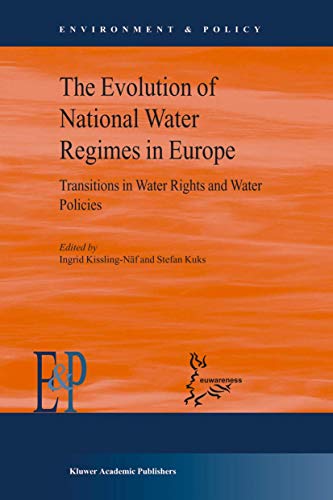 The Evolution of National Water Regimes in Europe