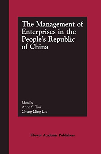 The Management of Enterprises in the People S Republic of China