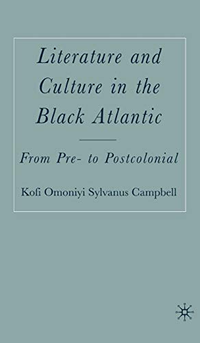 Literature and Culture in the Black Atlantic