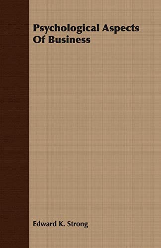 Psychological Aspects Of Business