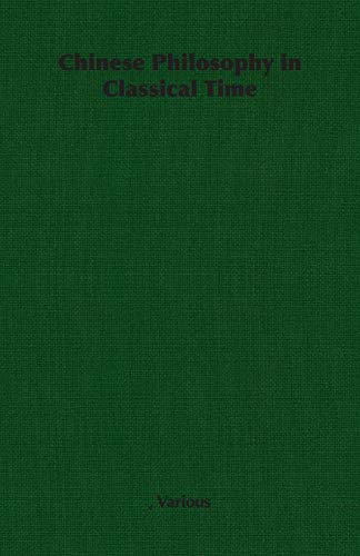Chinese Philosophy in Classical Time