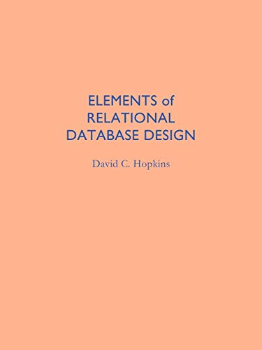 Elements of Relational Database Design