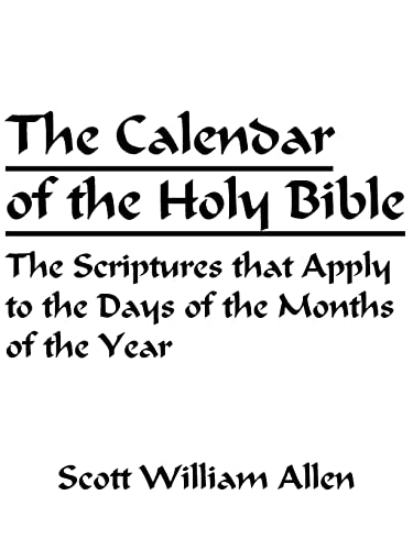 The Calendar of the Holy Bible