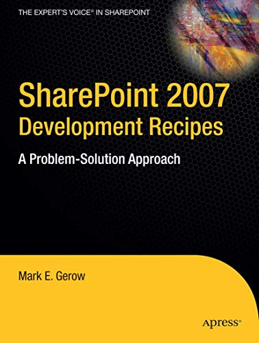 Sharepoint 2007 Development Recipes