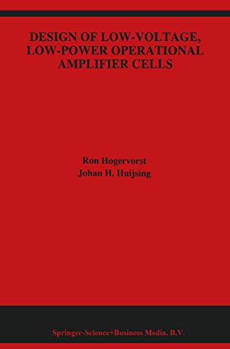Design of Low-Voltage, Low-Power Operational Amplifier Cells