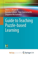 Guide to Teaching Puzzle-based Learning