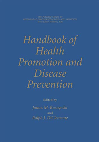 Handbook of Health Promotion and Disease Prevention