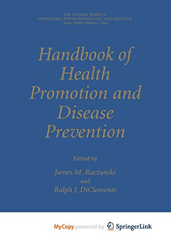 Handbook of Health Promotion and Disease Prevention
