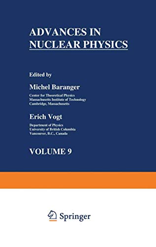 Advances in Nuclear Physics