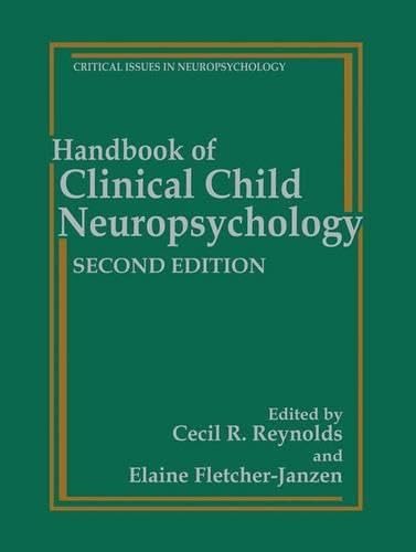 Handbook of Clinical Child Neuropsychology