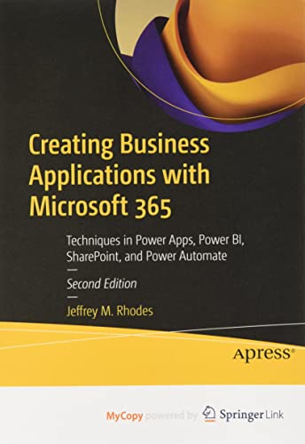 Creating Business Applications with Microsoft 365