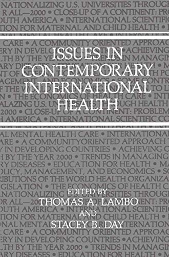 Issues in Contemporary International Health