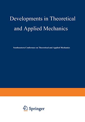Developments in Theoretical and Applied Mechanics