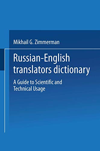 Russian-English Translators Dictionary