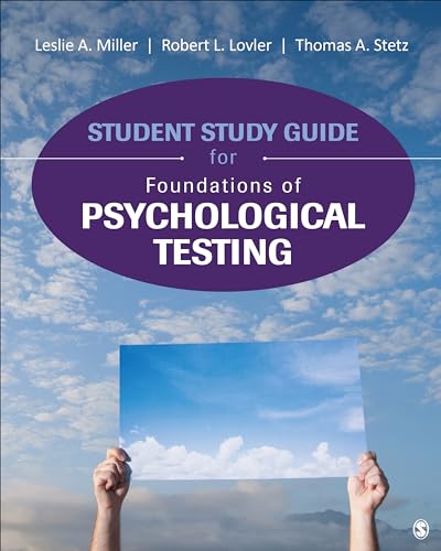 Student Study Guide for Foundations of Psychological Testing