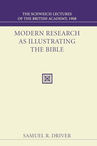 Modern Research as Illustrating the Bible