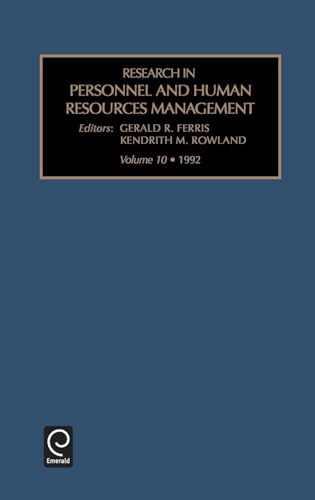 Research in Personnel and Human Resources Management