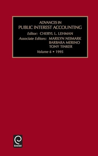 Advances in Public Interest Accounting