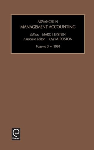 Advances in Management Accounting