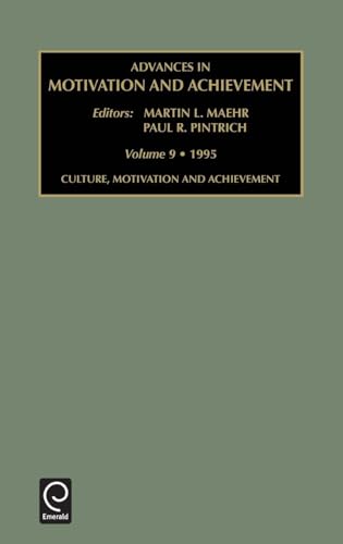 Advances in Motivation and Achievement