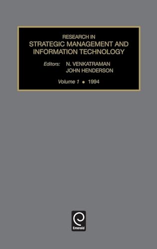 Research in Strategic Management and Information Technology