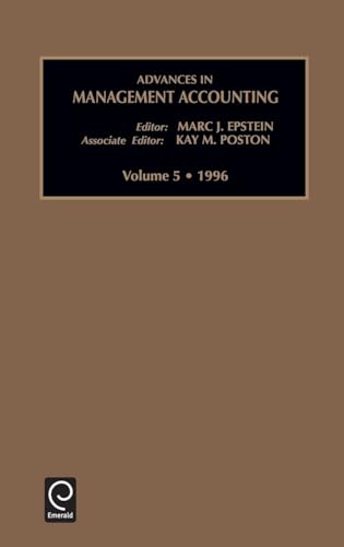 Advances in Management Accounting