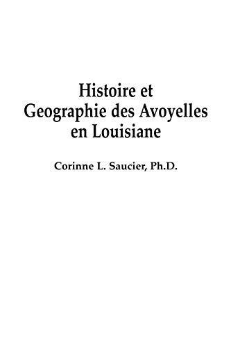 Histoire Et Geographie Des Avoyelles En Louisiane