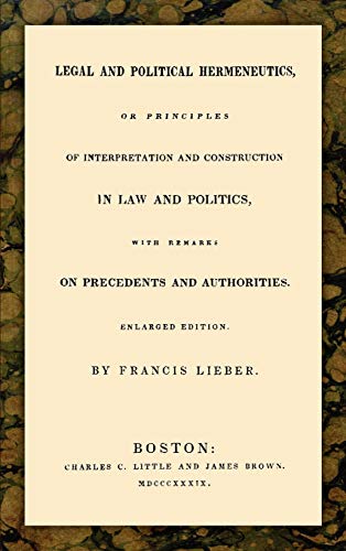 Legal and Political Hermeneutics