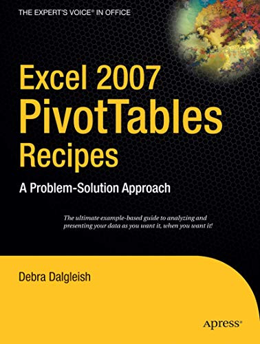 Excel 2007 Pivottables Recipes