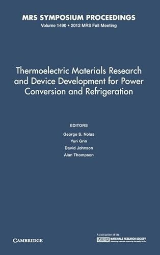 Thermoelectric Materials Research and Device Development for Power Conversion and Refrigeration