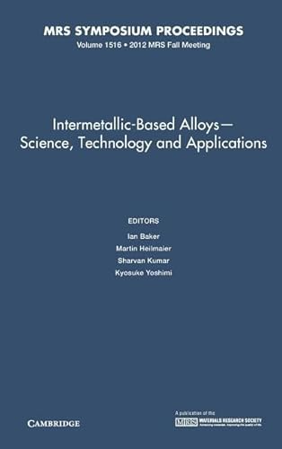 Intermetallic-Based Alloys―Science, Technology and Applications